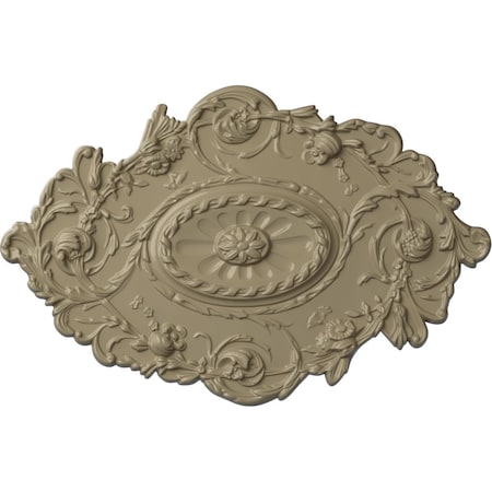 Strasbourg Ceiling Medallion, Hand-Painted Gobi Desert, 30 1/2"W x 20"H x 1 1/2"P